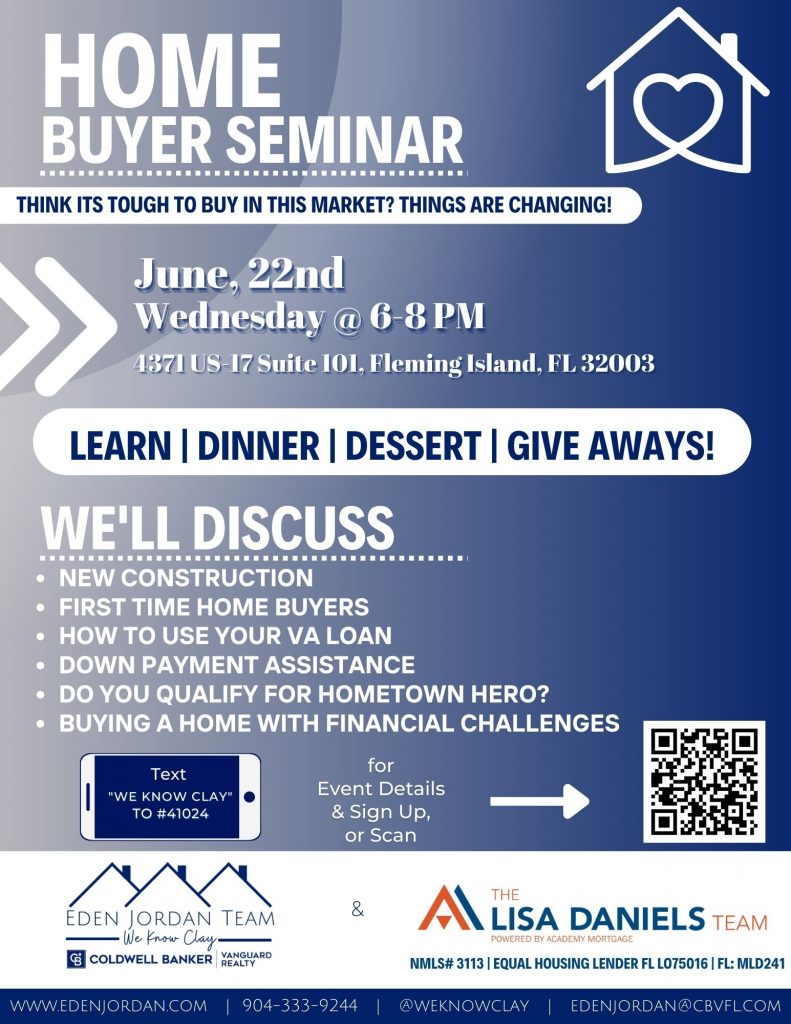 Home Buyer Seminar flyer image